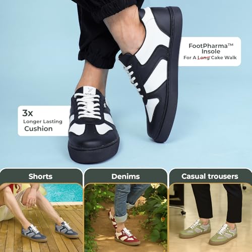 Image of YOHO Stride Men's Trendy Colour-Blocked Slip-On Sneakers (SoS)