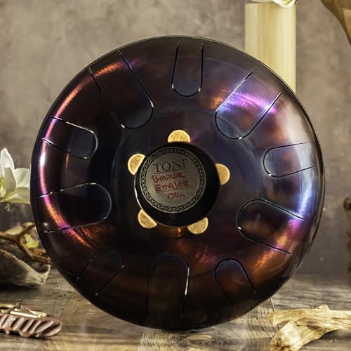 Steel Tongue Drum doble cara 12" 20 notas OM miniatura 5