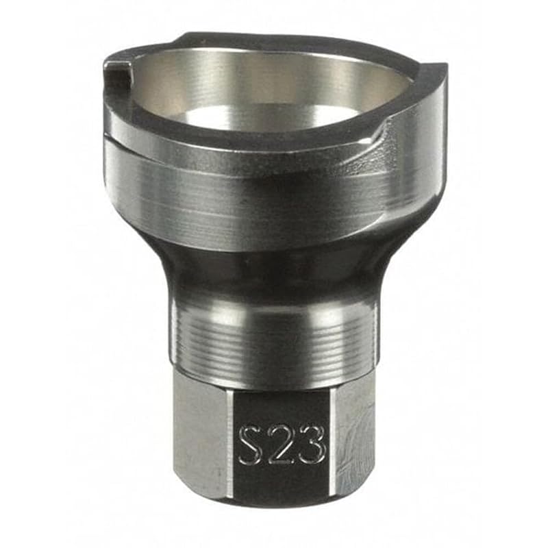 Adaptador 3M PPS 2.0 para Pistola de Pintura #S23 26109, Rosca Fêmea NPS de 1/4 pol. (6,35 mm), Aço Inoxidável