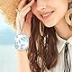 VISOOM Clear Case Kompatibel mit Airpods 4th Generation 2024, Unterstützung drahtloses Aufladen, Stoßfest, Weiches TPU Transparent Reduced Yellowing für AirPods 4 Cases mit Reinigungssatz(Blaue Blume)