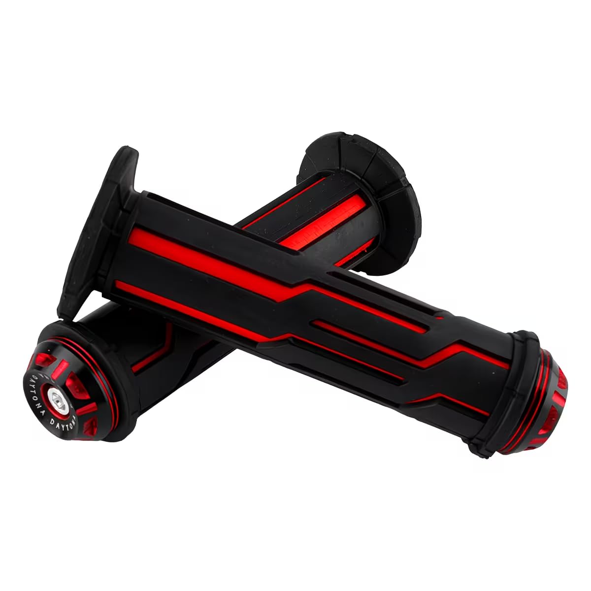 YDSTNiu 2 Pcs Motorcycle Handlebar Grips for Beta Supermoto 50, Motorbike Grips Rubber Handle Bar Motorcycle Accessories Non-slip Bike Components,Red
