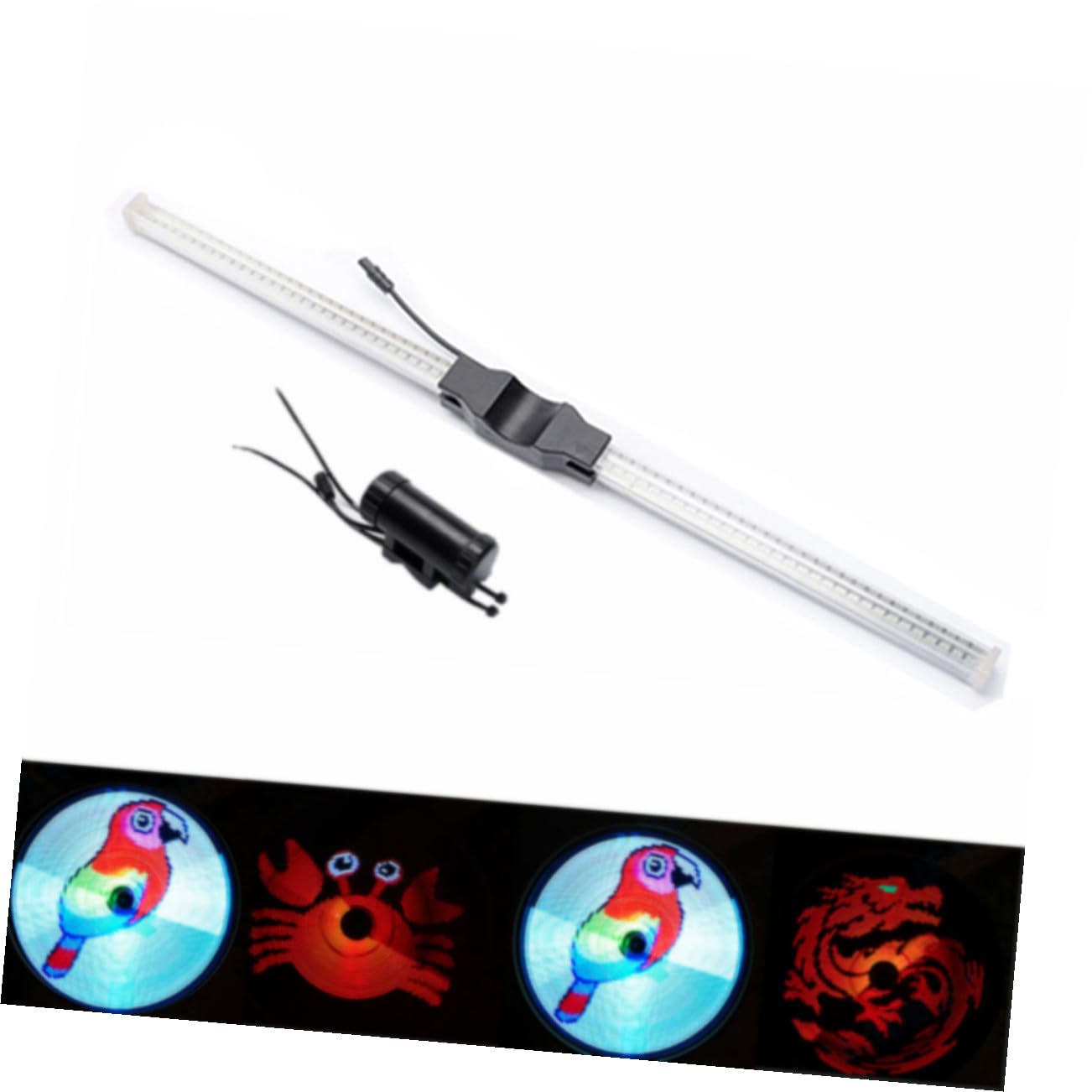 Toyvian Lumière de Roue de Vélo à LED 64 Pièces Double Face
