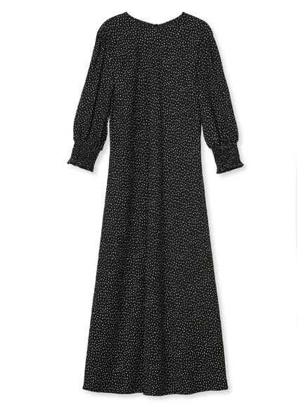 【星】ミラオーウェン　24ss 後ろリボンノースリティアードワンピース 星様専用】ミラオーウェン 24ss 後ろリボンノースリティアード