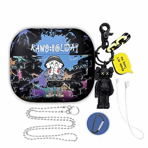 Big Fang AirPods ��3���� Kaws �ی�P�[�XAirpod Case 3 Airpod TPU ��? ������� TPU ������ �\�t�g�P�[�X 360 ���h�~ �ϏՌ� ���E�ȒP ���C�����X�[�d���T�|�[�g ��3���� �P�[�X �J���r�i �����O�t