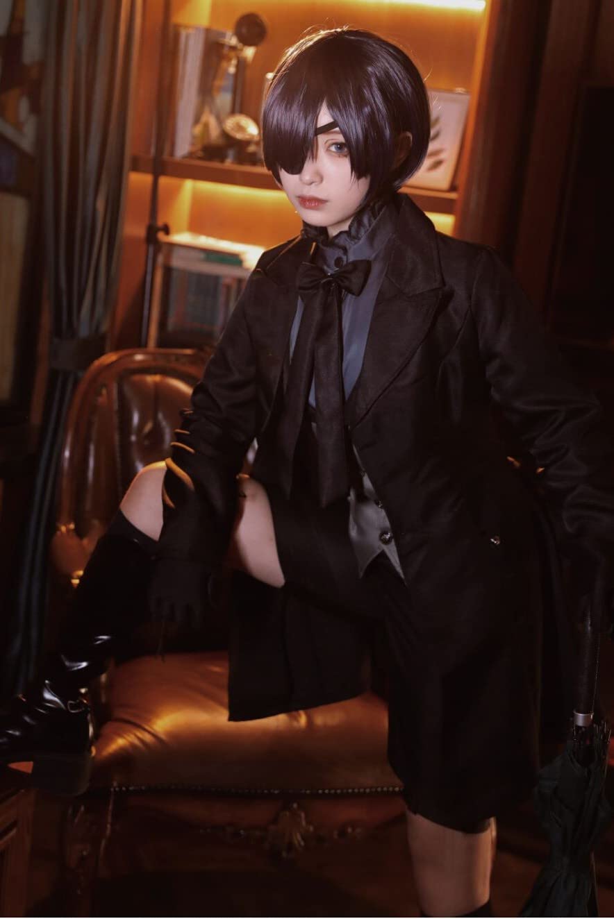 Amazon.co.jp: 黒執事 シエル・ファントムハイヴ コスプレ衣装 