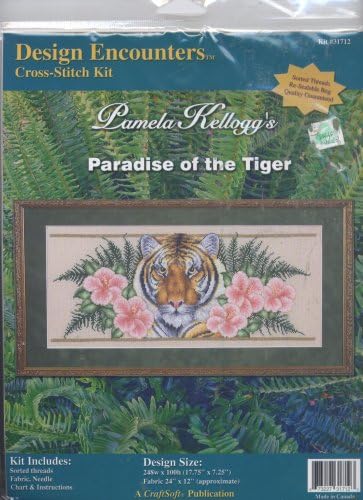 Pamela Kellogg's Paradise of the Tiger Cross Stitch Kit