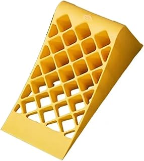 Calzo for rueda portátil, vehículo pesado, coche, camión, rueda, calzo for neumático, bloque de parada, Base de panal, neumático, almohadilla fija antideslizante, amarillo Para Coche, Motocicleta(Colo