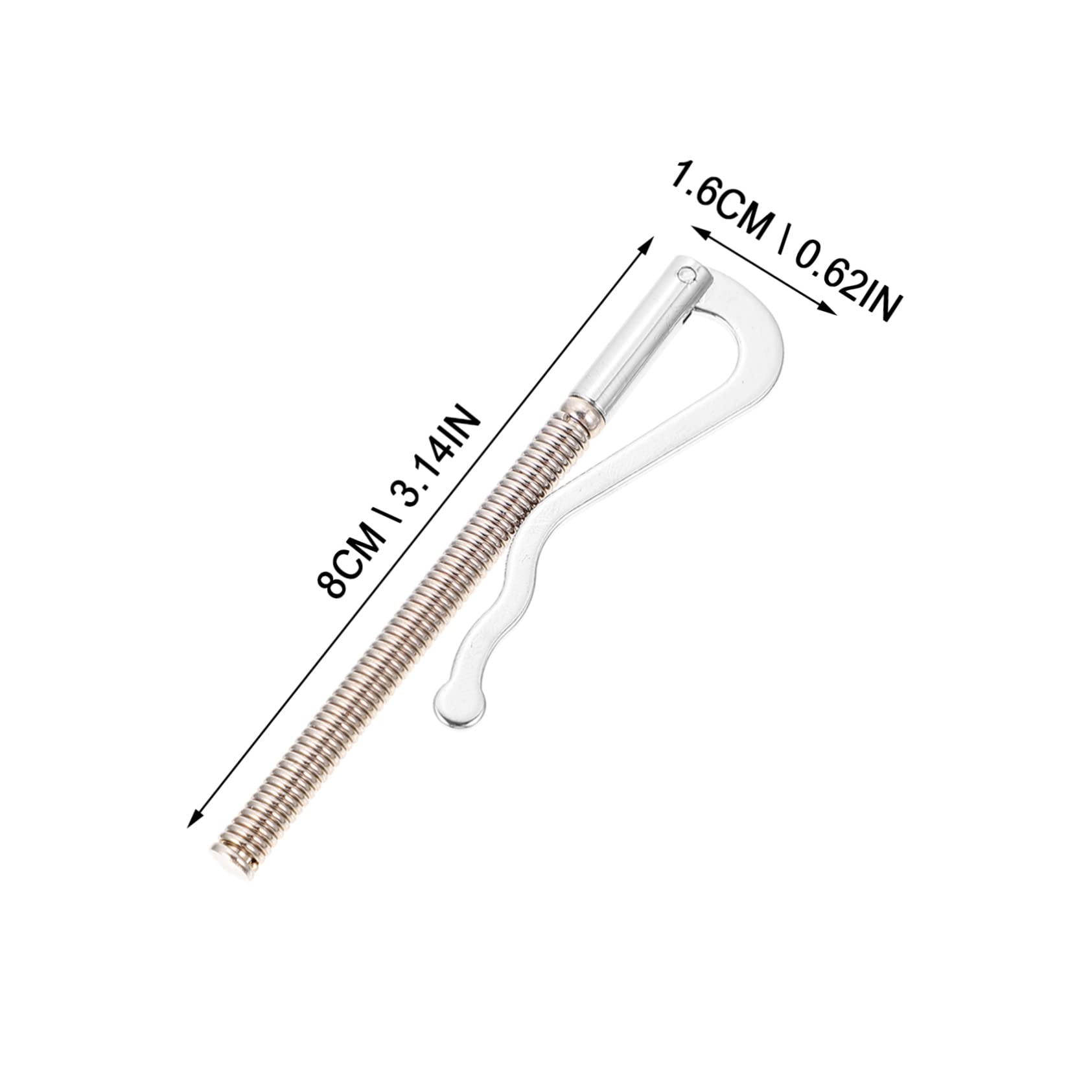 NOLITOY 2pcs Metal Spring Banknote Clips for Card Holders Lightweight Money Clips