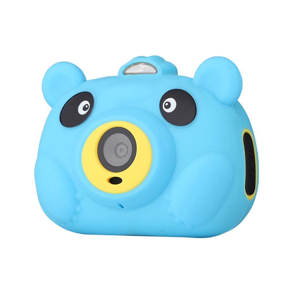 HUYA Macchina Fotografica Portatile Del Giocattolo Di Sport Del Mini Giocattolo Del Video HD Della Macchina Fotografica Digitale Del Maiale Dei Bambini (Blue)