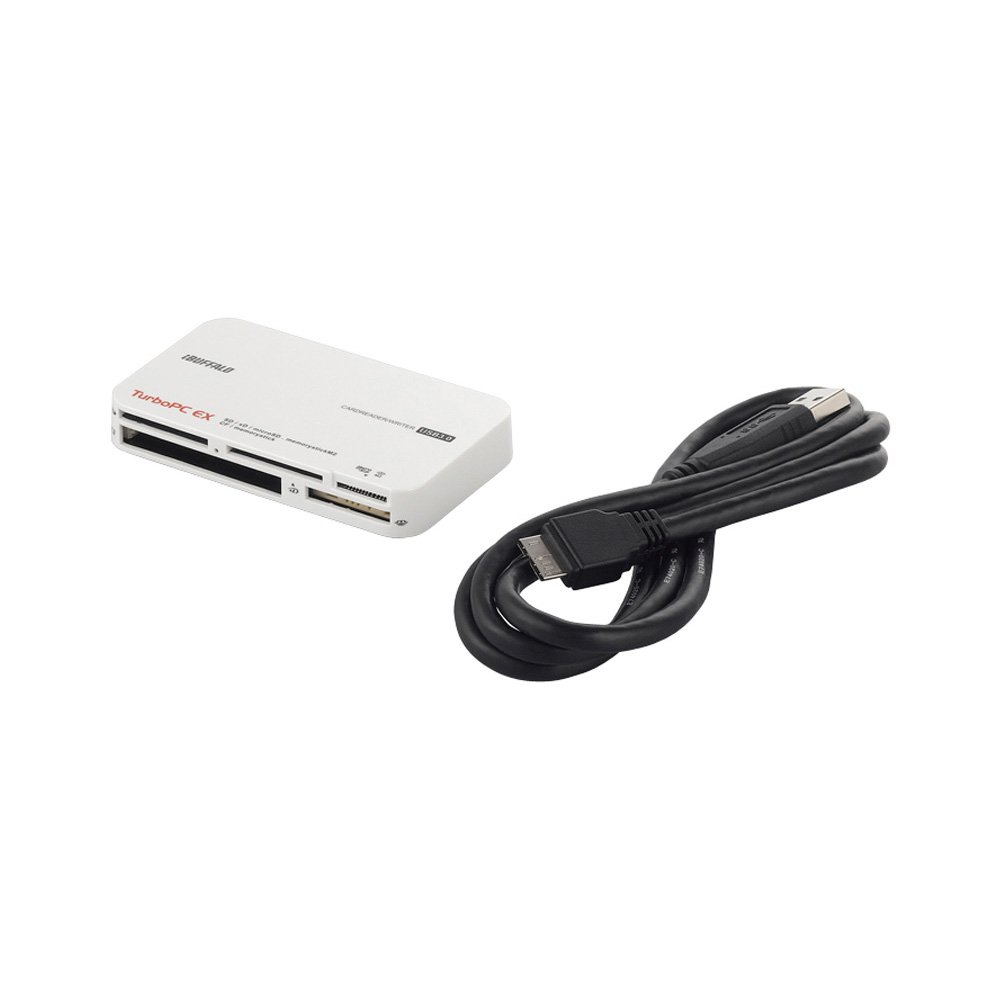 Amazon | BUFFALO USB3.0 マルチカードリーダー TurboPC EX付き