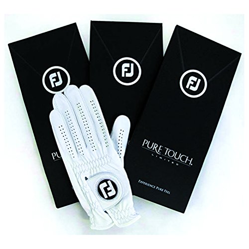 New FootJoy Pure Touch Limited Edition Men's Golf Glove - Worn on Left Hand (Large 3 Pack-Master Carton)