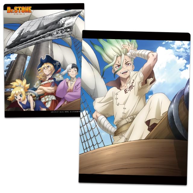 Amazon.co.jp: Dr．STONE クリアファイル 石神千空＆あさぎり