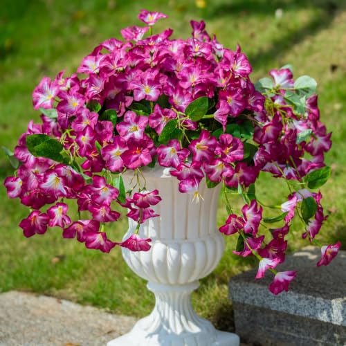 Image of Artificial Petunias 3 Packs UV Resistant, Fuchsia
