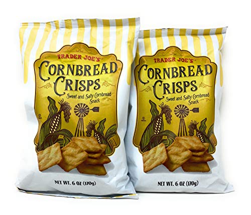 Trader Joe's - Cornbread Crisps - Sweet and Salty Snack 6oz (2 Bags) image 3