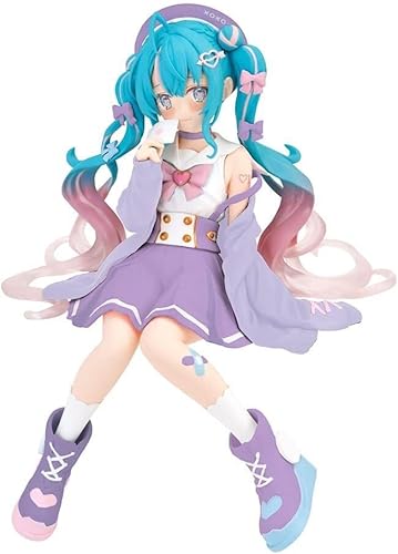 JP Products Hatsune Miku Figuras (tapón de fideos de color púrpura uniforme de marinero)