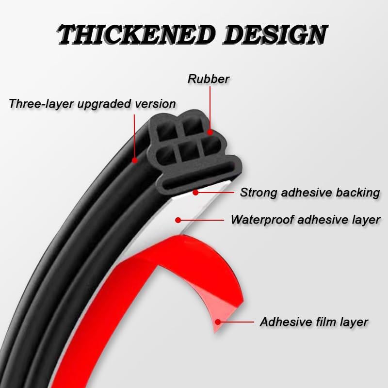 U Shaped Edging Trim Tintvent Rubber Edge Trim Black