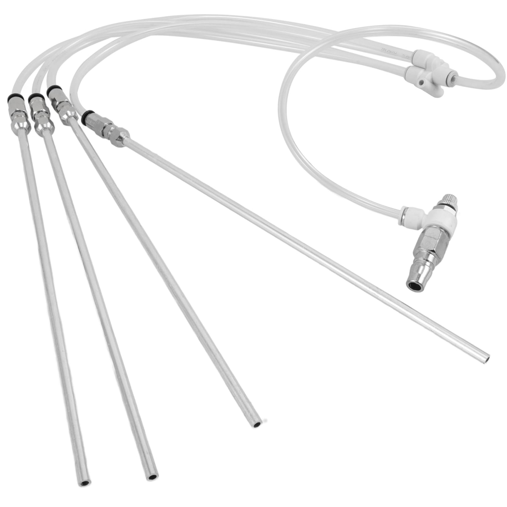 STOBAZA Pneumatic Engine Cleaning Equipment Auto Deposition Cleaner Car Cleaning Supplies Cylinders Deposits Vehicle Maintenance Wash Wow Cars for Pneumatic Tool Silver Metal