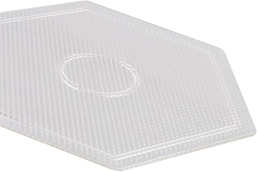 Miniatura 3 de ARTKAL Tablero de clavijas de cuentas de fusible para tablero de cuentas de hierro de 0.102 in, diseño para mini cuentas de arte artesanal hexagonal