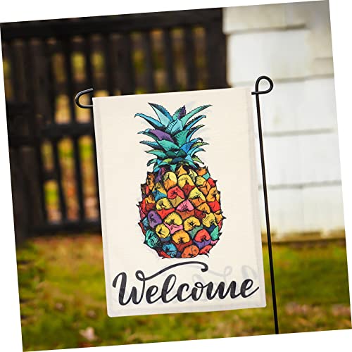 Drapeau de jardin double face résistant motif ananas BESPORTBLE - 4