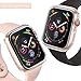 [2 Pack] Goton Bumper Case for Apple Watch 44mm, [No Screen Protector] Slim Soft TPU Shockproof Case Cover Bumper Protector Accessories for iWatch SE 3/SE 2/SE, Series 6/5/4, 44mm Clear+Clear