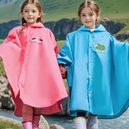Toddler Rain Poncho Outwear Hood Rain Gear Boy and Girl Cartoon Rainwear Jacket Cute Light Weight Kids Rain Coat4