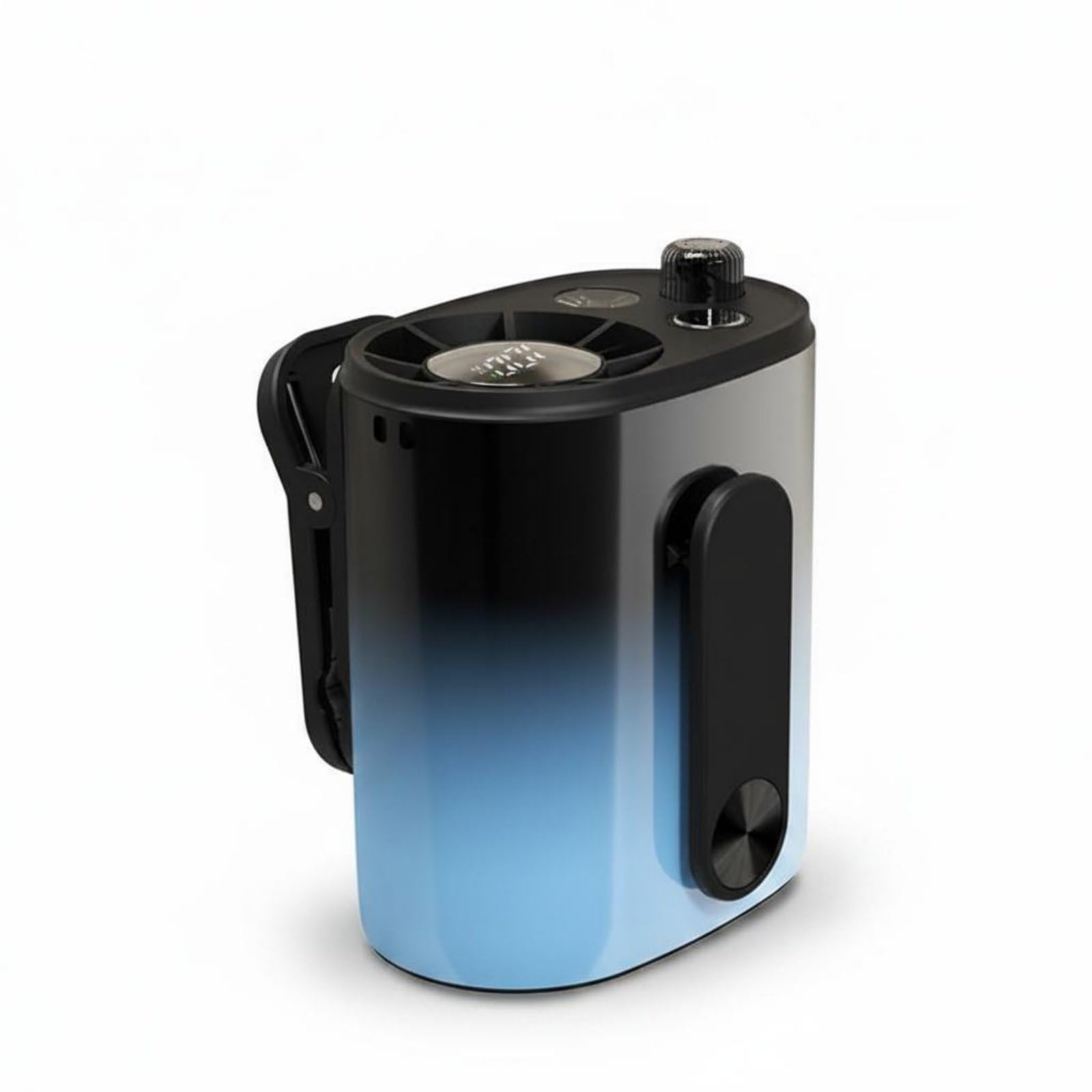 High Speed Engine Rechargeable Attach-on Fan 3600mAh Battery Waist Clip Fan for Outdoor, Camping, Travel, Black Blue, Chinese Manual | Home & Garden | Home Improvement-image-41