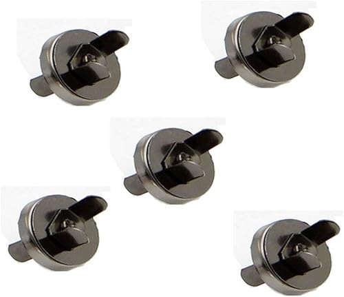 Miniatura 5 de Cierres magnéticos de botón a presión para costura, manualidades, bolsos, ropa, cuero 40 juegos (0.709 in-4 colores)