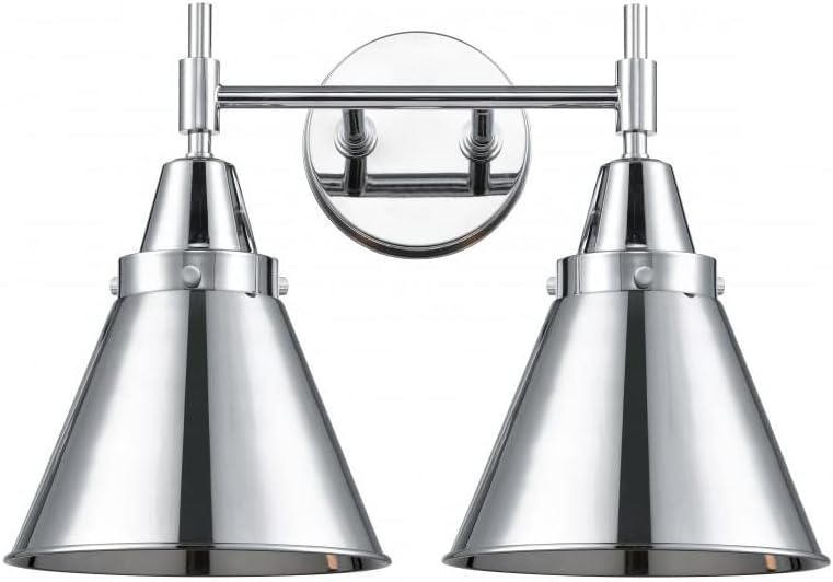 Innovations 447-2W-PC-M13-PC Restoration Two Light Bath Vanity in Chrome Finish,