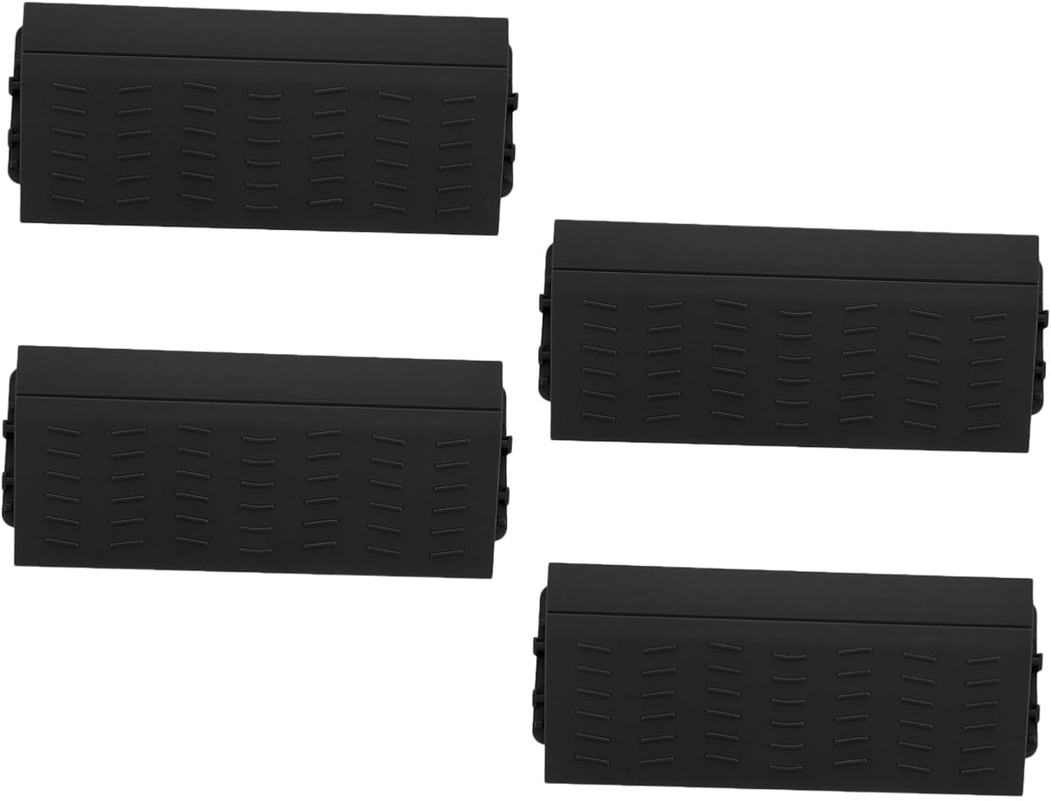 Ciieeo 4pcs Threshold Ramp for Robot Vacuum Cleaner and Wheelchairs, Lightweight Abs Material with 0.8 Inch Rise and Anti-Slip Surface, Universal Doorway Ramp for Residential and Shop
