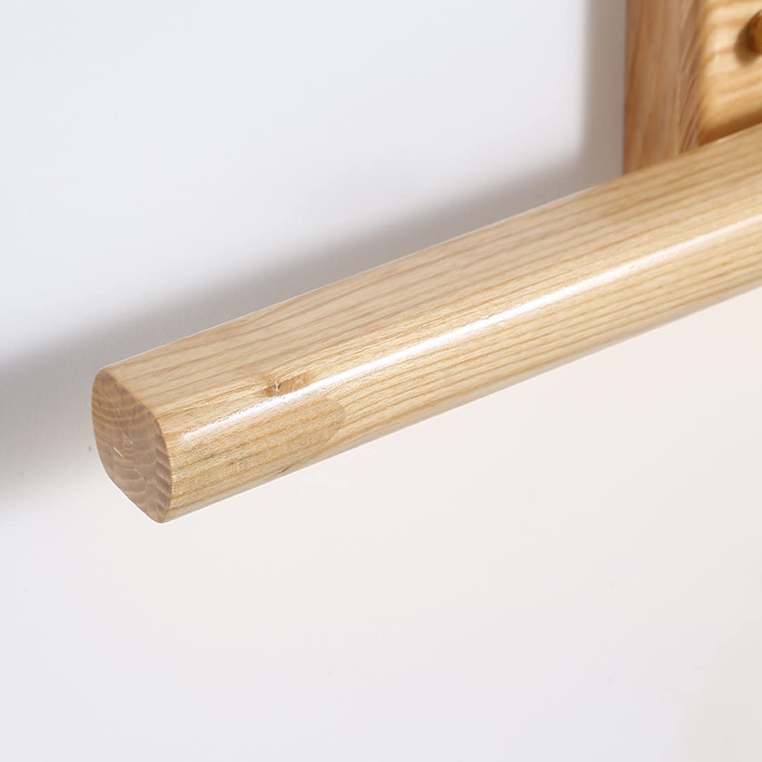 LANMOU 40CM Lámpara de Espejo LED Baño de Madera, Aplique Frontal de Espejo Interior LED 8W 4000K, 640LM Luz de Espejo Giratorio 180° para Lavabo, Lámpara de Maquillaje Moderna para Tocador