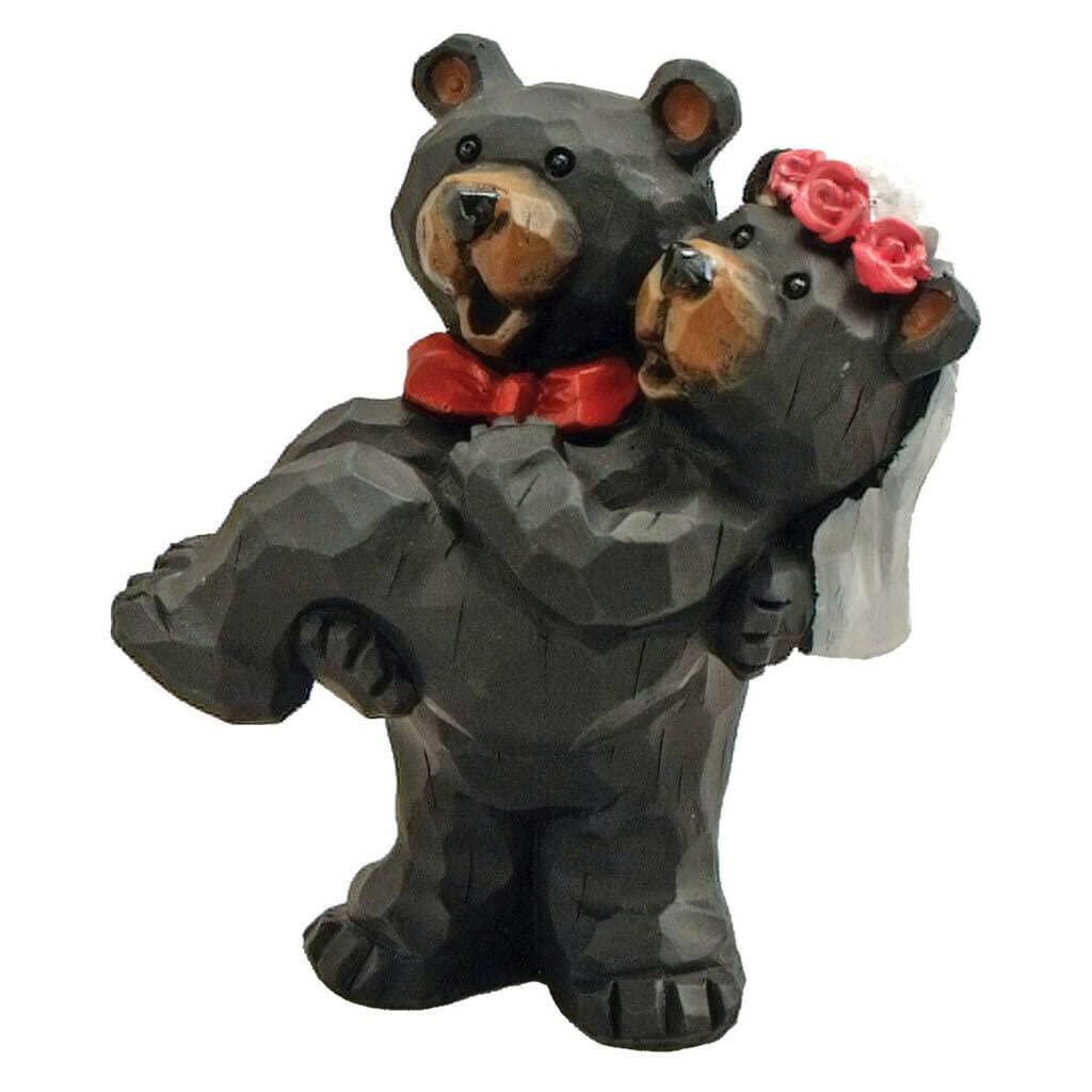 Wedding Bears Bride and Groom Figurine, 4.5-inches