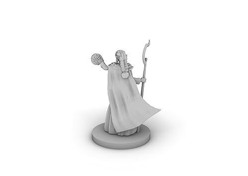 Miniatura 3 de Female Elf Druid 2 Tabletop DND Gaming Miniature