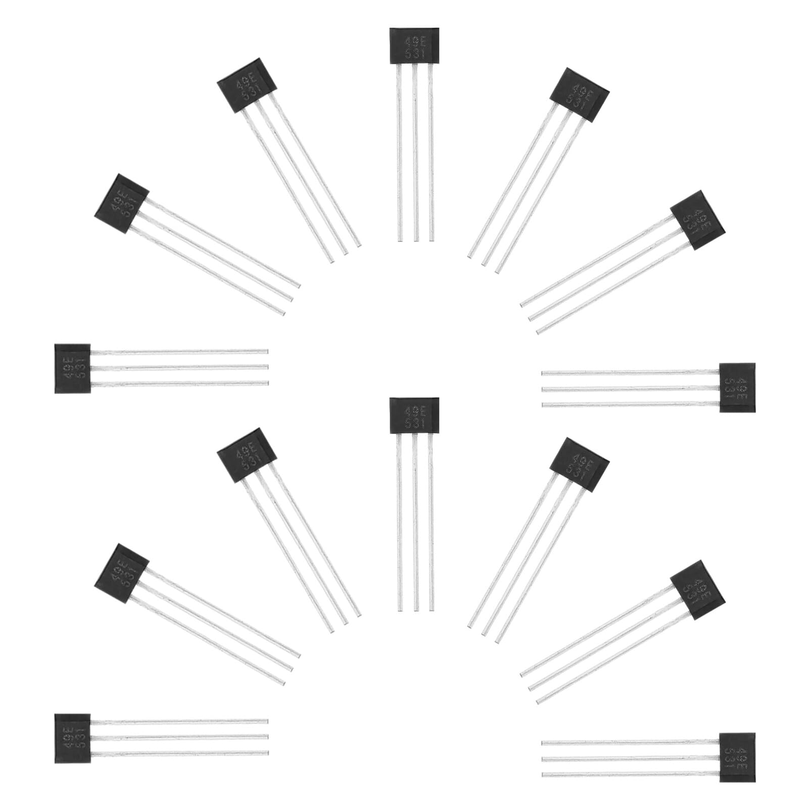 Sensor de efecto Hall lineal SS49E de 3 pines para aplicaciones industriales y automoción 8