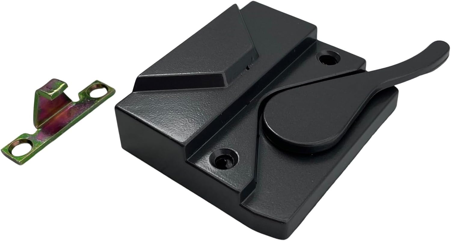 CRL Bronze Left Hand Casement Window Lock 2-3/8; Screw Holes H3572