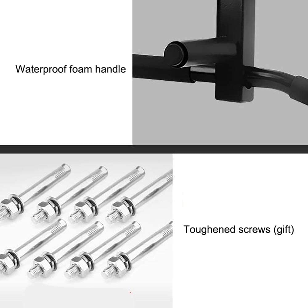 REMYS Pull Up Bar Gym Workout Strength Training Equipment Wall Mounted Horizontal Bar Indoor Pull Up Bar Beam Side Training Equipment Body Home Gym Workout Exercise
