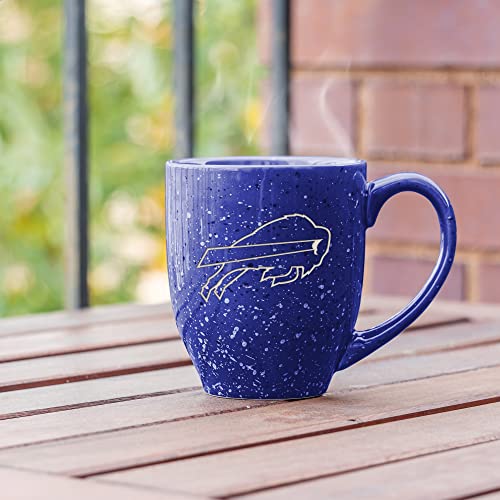 Image of Rico Industries NFL Football 16 oz Team Color Laser Engraved Speckled Ceramic Coffee Mug