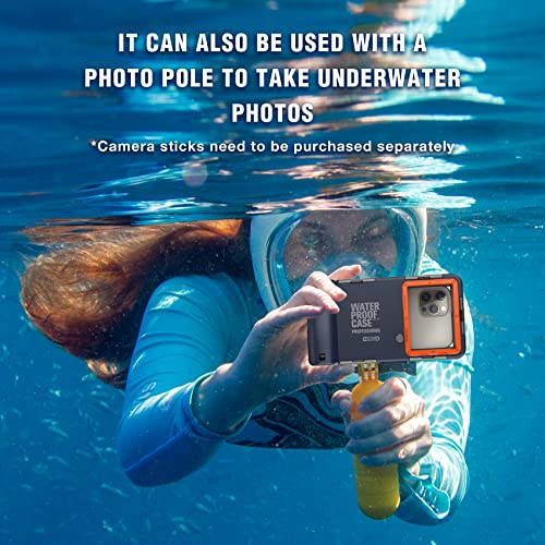 Universal Waterproof Phone Case For Snorkeling, [50Ft/15M] Underwater Photography Video Protection Case With Lanyard, Diving Phone Case For Iphone 13/ 12/ 11/ Pro Max Samsung Galaxy Lg Google Etc #TOP6