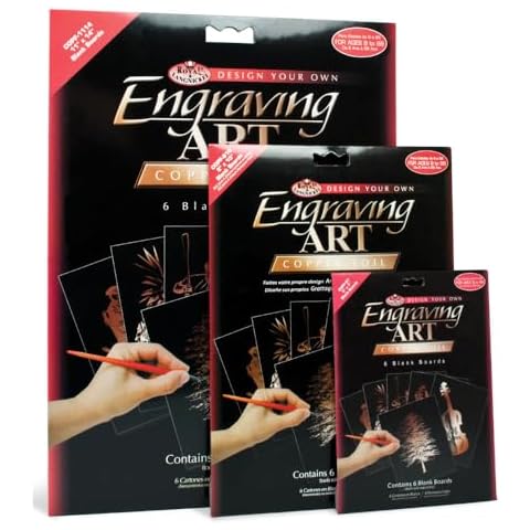 Royal Langnickel Foil Engraving Art Blank Boards Cover