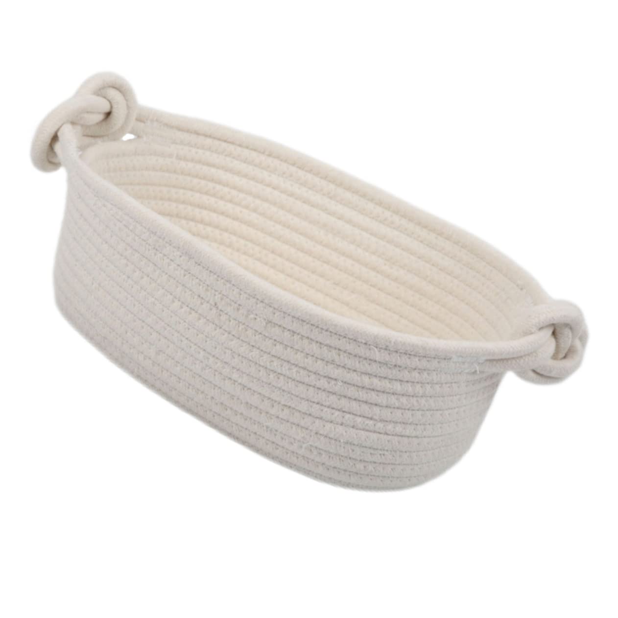 ERINGOGO Cotton Rope Woven Basket Storage Baskets for Nursery Decorative Home Organization Basket