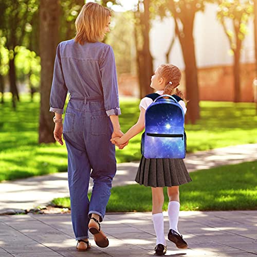 Sac à dos imprimé ciel multicolore avec bretelles confortables unisexes - 5