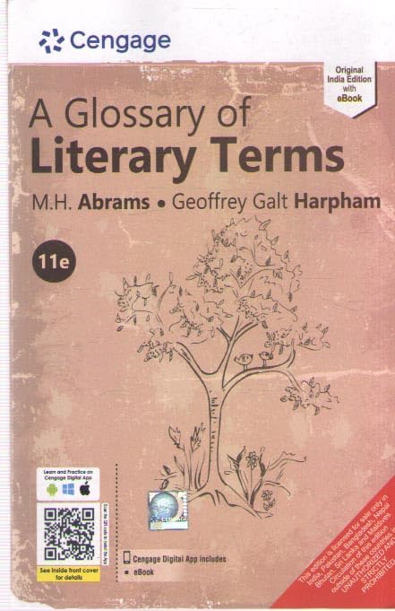 A GLOSSARY O LITERARY TERMS [11 TH EDITION] BY M. H. ABRAMS