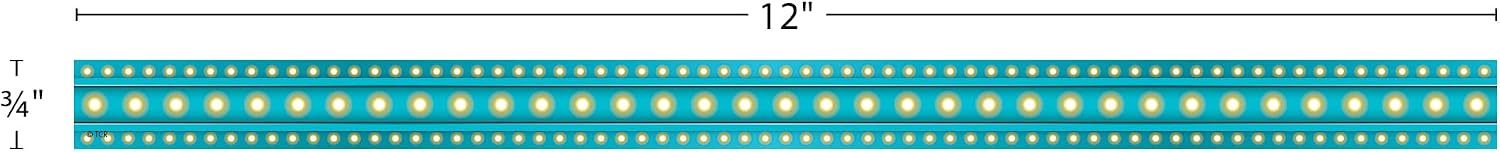 Teacher Created Resources Light Blue Marquee Magnetic Strips (TCR77307)