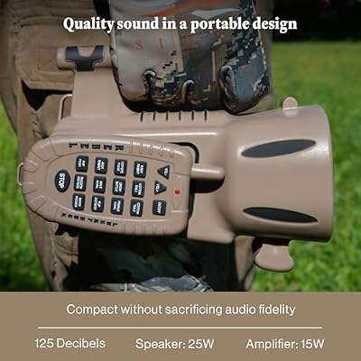 Lucky Duck The Rebel Electronic Predator Call and Decoy Combo, Coyote and Predator Caller