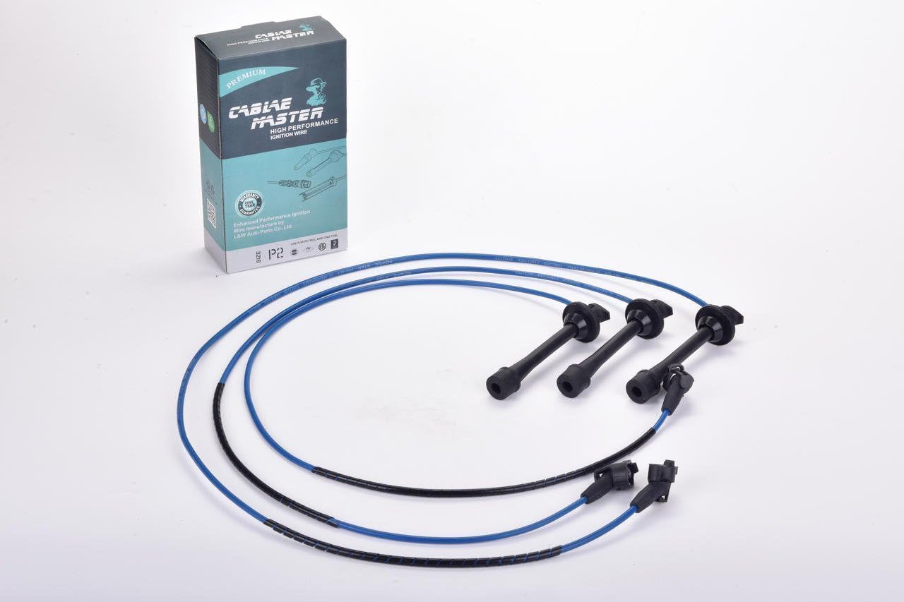 High Performance Spark Plug Wires Compatible with Toyota 4Runner T100 Prado Surf Tacoma Tundra 3.4L V6 1995-2004