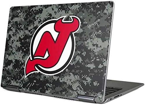 Skinit Decal Laptop Skin Compatible with Yoga 710 14in - Officially Licensed NHL New Jersey Devils Camo Design