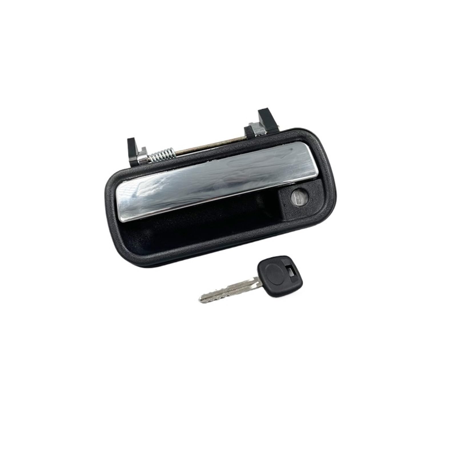 Trxjjvm for Toyota for Hilux Rn85 1988-1998 Pickup Front Door Outer Handle with Lock and Key Cylinder car Exterior Door Handle(Left with Key)