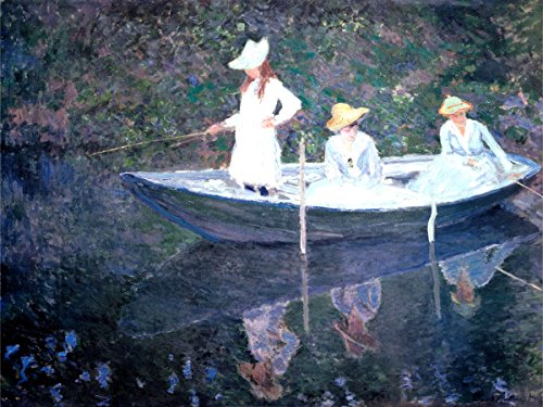 In The Norvegienne Boat At Giverny
