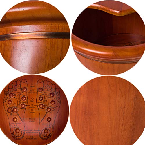 Katzowen Barril de Madera para Spa de Pies con Masaje miniatura 2