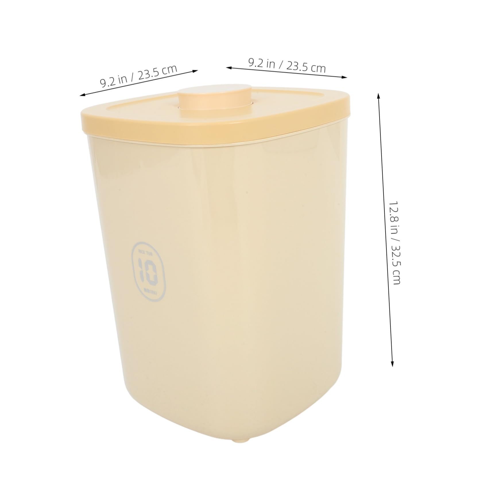 balacoo Grain Storage Barrel Pet Food Container Airtight Cat Food Bin Vacuum Sealed Bright Decorative