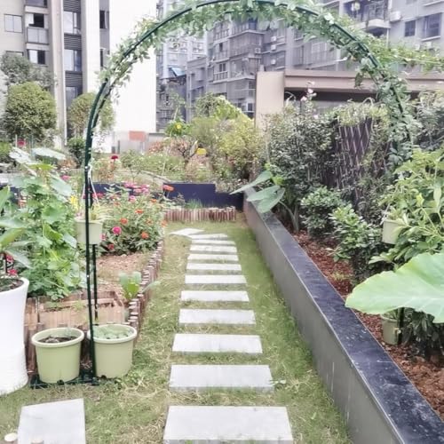 Arche de jardin robuste et résistante aux intempéries avec treillis - 4